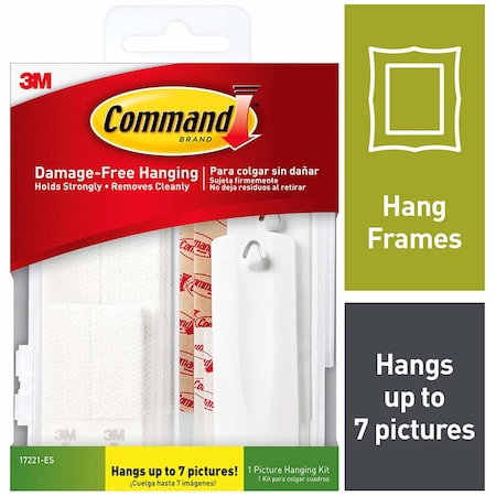 3M 3M Command White Assorted Picture Hanging Set 4 lb 16 pk 17221-ES